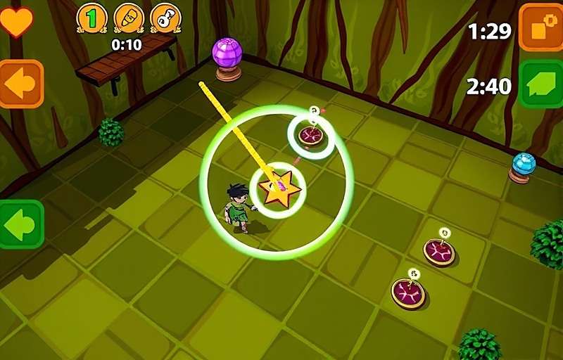 Asafoetida Adventure Gameplay Screenshot Asafoetida Adventure gameplay showing a character using hing-based powers to solve puzzles in a traditional Indian village setting
